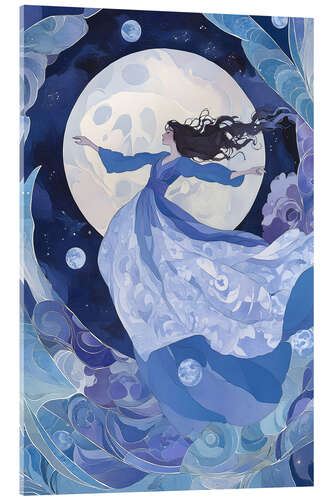 Stampa su vetro acrilico Dance of the Night