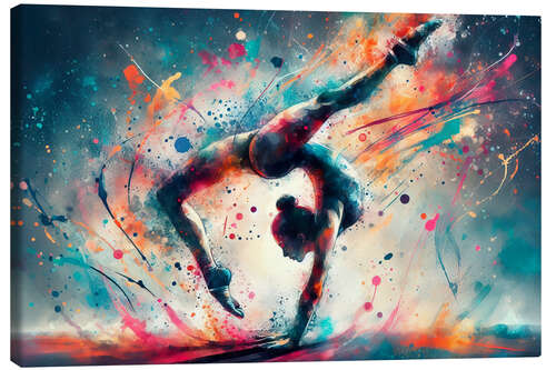 Canvas print Rhythmic gymnastics I