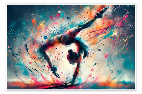 Poster Rhythmic gymnastics I