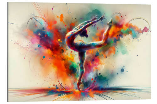 Aluminium print Rhythmic Gymnastics II