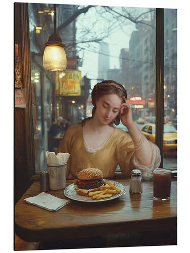 Aluminium print Diner Disappointment