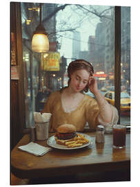 Aluminium print Diner Disappointment