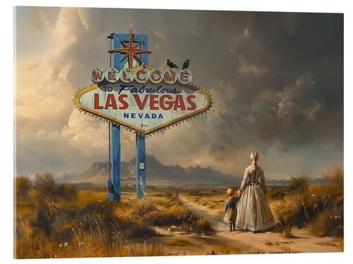 Akrylbillede Lost in Vegas