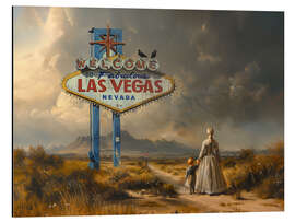 Aluminiumsbilde Lost in Vegas - Dikhotomy