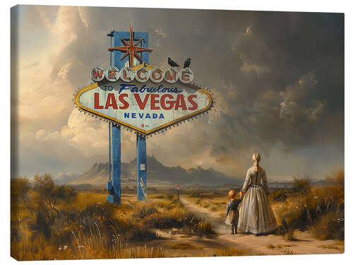 Lærredsbillede Lost in Vegas