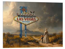 Hartschaumbild Lost in Vegas