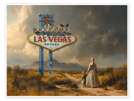 Wall print Lost in Vegas - Dikhotomy