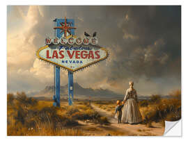 Wandsticker Lost in Vegas