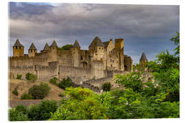 Acrylglasbild Carcassonne, Frankreich