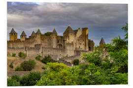 Hartschaumbild Carcassonne, Frankreich