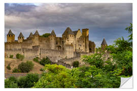 Wandsticker Carcassonne, Frankreich
