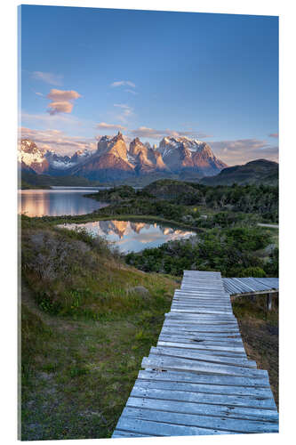 Acrylic print Cuernos del Paine, Torres Del Paine National Park, Chile
