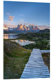 Acrylic print Cuernos del Paine, Torres Del Paine National Park, Chile - Jan Christopher Becke
