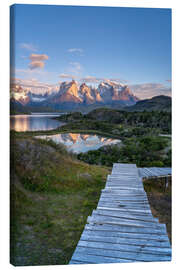Canvas print Cuernos del Paine, Torres Del Paine National Park, Chile - Jan Christopher Becke