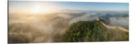 Alubild Chinesische Mauer bei Sonnenaufgang