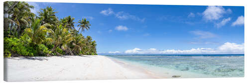 Canvas print Beach panorama on Guam