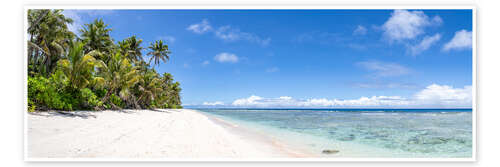 Poster Beach panorama on Guam