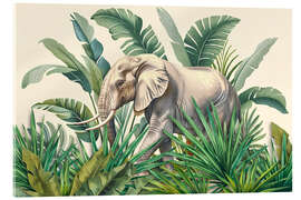 Obraz na szkle akrylowym Elephant - Andrea Haase
