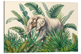 Alubild Elefant - Andrea Haase