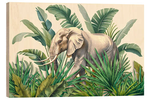 Puutaulu Elephant