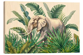 Puutaulu Elephant - Andrea Haase
