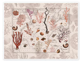 Póster Vintage Ocean Journey - Andrea Haase