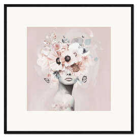 Framed art print Pink Petal Veil