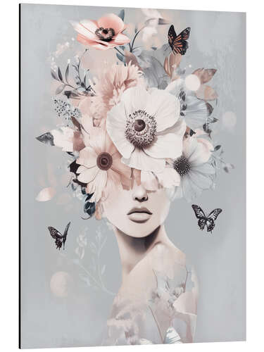 Tableau en aluminium Boho Blue