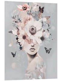 Hartschaumbild Boho Blue