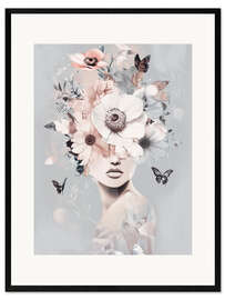 Gerahmter Kunstdruck Boho Blue