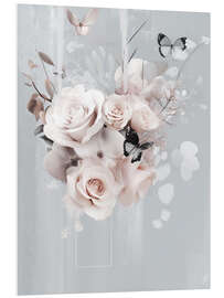 Hartschaumbild Boho Blossom