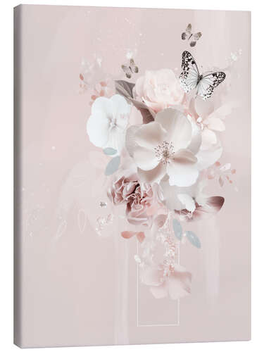 Quadro em tela Pink Petal Blossom