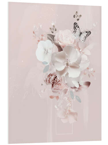 Tableau en PVC Pink Petal Blossom