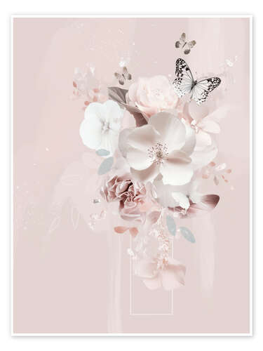 Poster Pink Petal Blossom