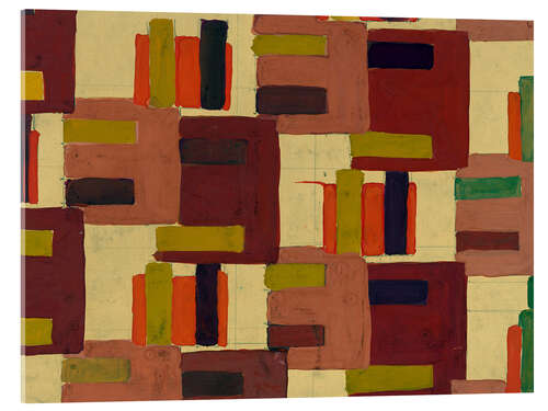 Stampa su vetro acrilico Textile design no IV, 1925