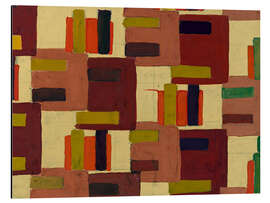 Tableau en aluminium Textile design no IV, 1925