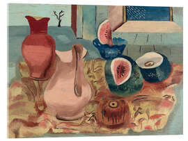Stampa su vetro acrilico Cut melons, 1931 - Frances Hodgkins