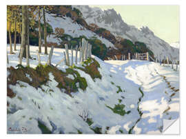 Wall sticker Peninsula, winter - Archibald Frank Nicoll, 1932