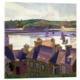 Obraz na szkle akrylowym Morning calm, Camaret - Rhona Haszard, 1926