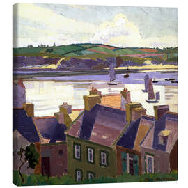 Lærredsbillede Morning calm, Camaret - Rhona Haszard, 1926