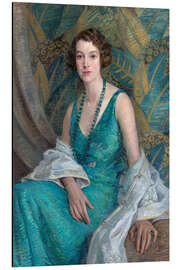 Alumiinitaulu Portrait of Mrs N.S. Falla - Mary Tripe, 1932
