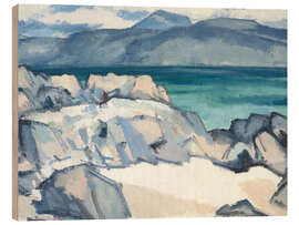 Wood print Iona - Samuel John Peploe
