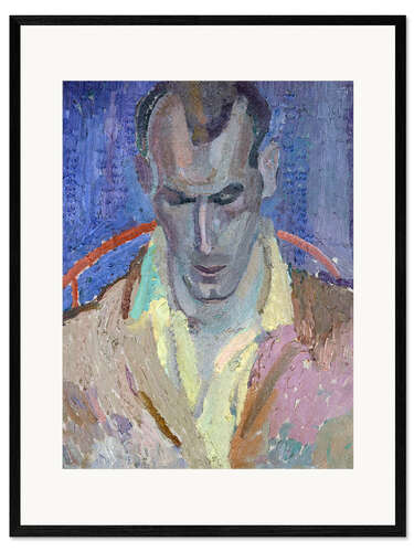 Plakat artystyczny premium w ramie Portrait of Arthur Lett-Haines, 1920