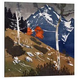 Alubild Berglandschaft - Hans Frank, 1945