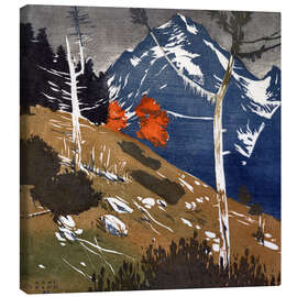 Tableau sur toile Mountain landscape - Hans Frank, 1945