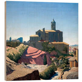 Holzbild Spanische Landstraße - Reginald Guy Kortright, 1910