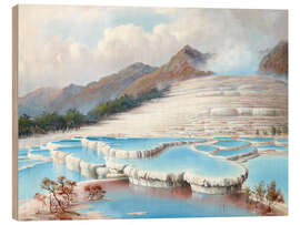 Holzbild Weiße Terrassen - Charles Blomfield, 1882