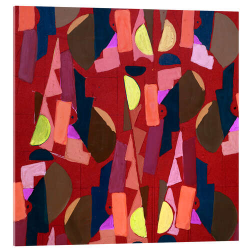 Obraz na szkle akrylowym Textile design no VI, 1925