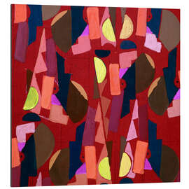 Tableau en aluminium Textile design no VI, 1925