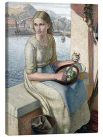 Obraz na płótnie The fisherman's daughter - Harry Morley, 1926